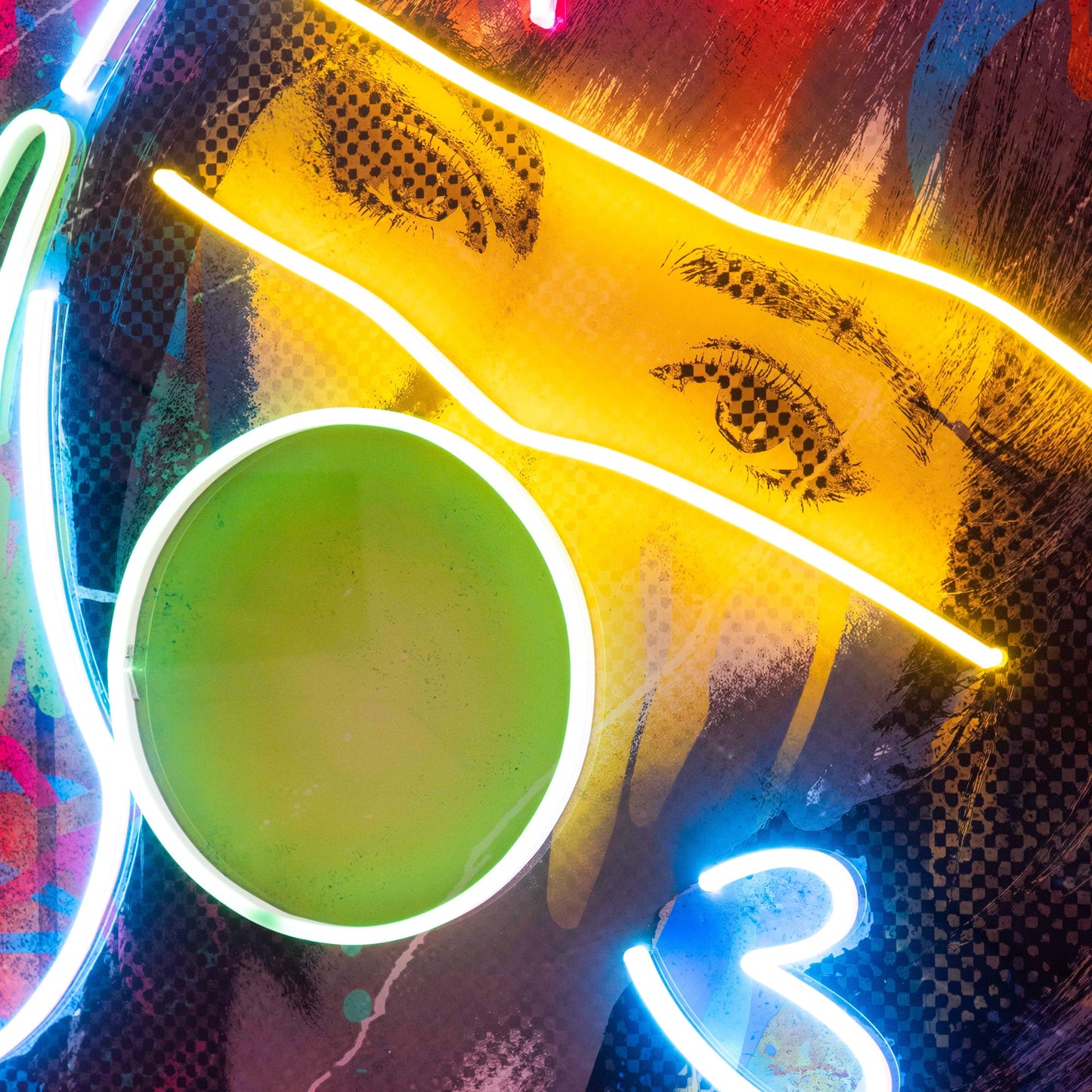 Rebelious Change The Rule Collapse Art LED Neon Signs Light Pop Art