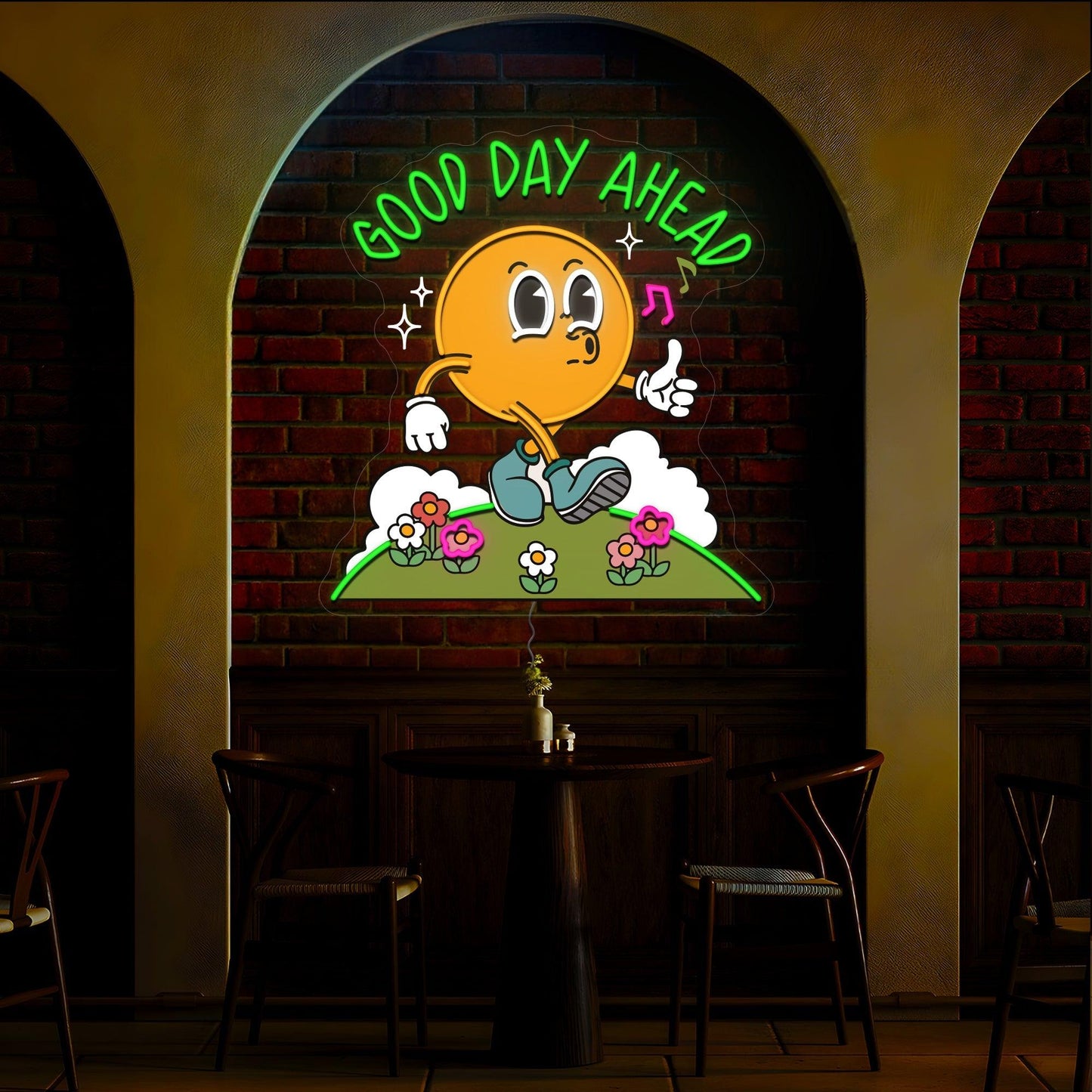 Good Day Ahead Artwork Neon Sign