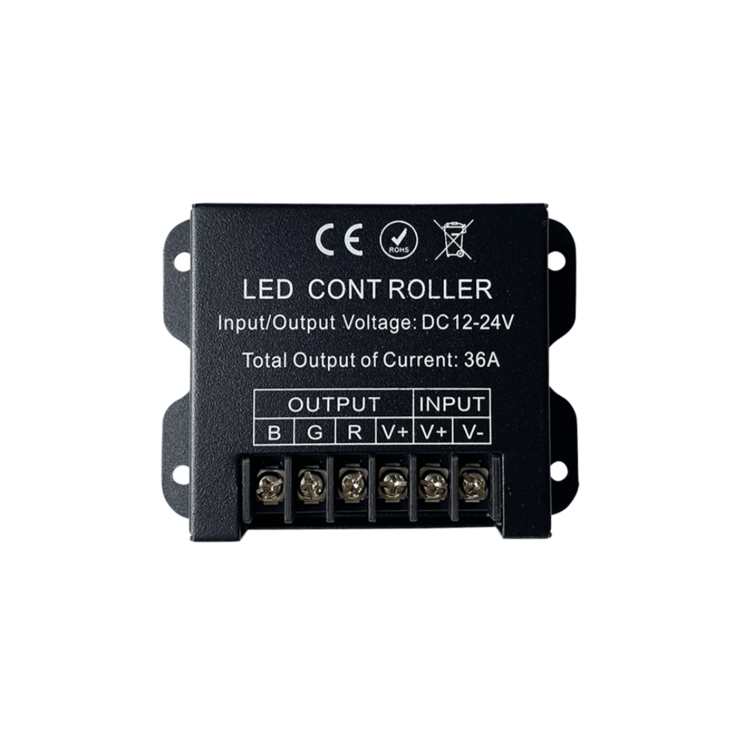 DC 12-24V RGB Led Controller RF 24 Key 16 Color Options