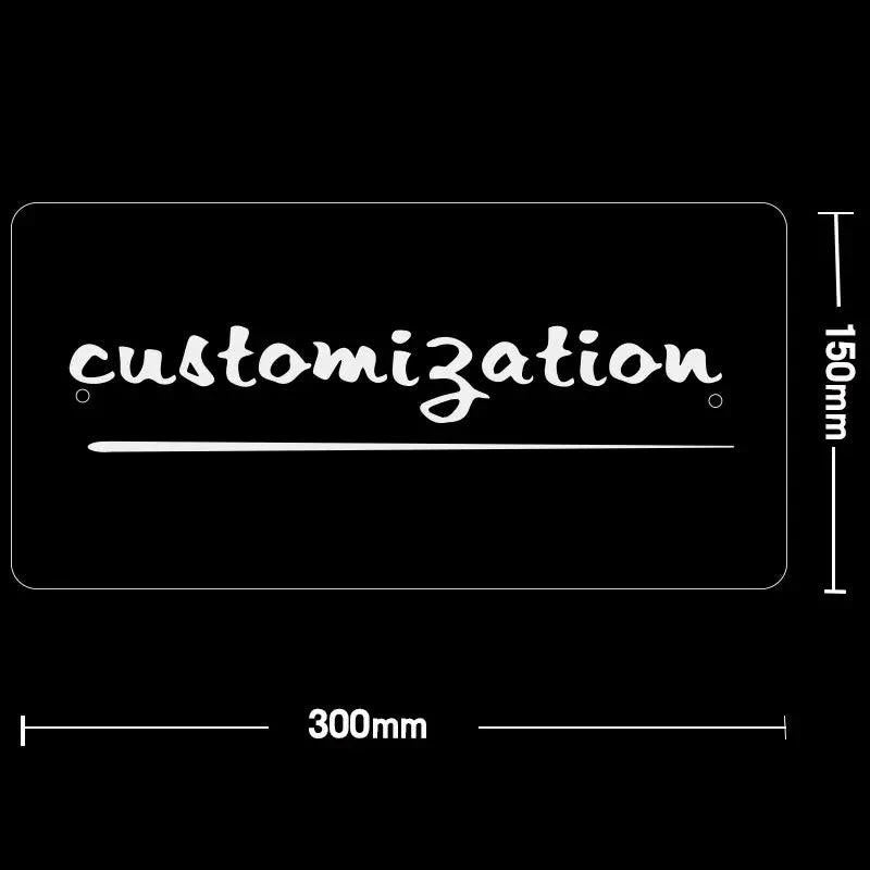 Mirror Light Personalised Words Acrylic Mirror Wall Decor LED Light Wall Custom Name Neon Sign Anniversary Gift Room Decorations