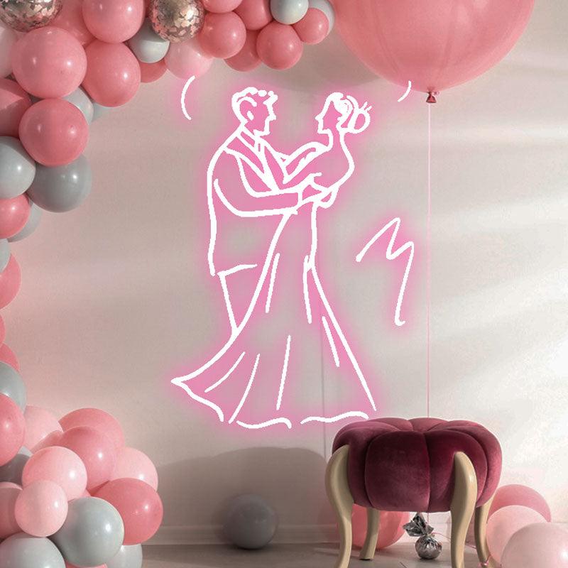 Romantic Wedding Dancing Neon signs| Bride and Groom Sweet Dancing Light Theme | Eternal Love Moments