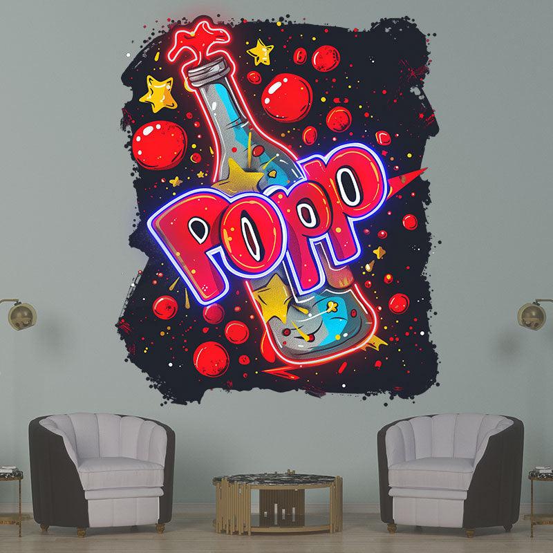 Festive atmosphere POP wine bottle LED neon neon signs  light - Red Bubble Decoration Light | Creative Home, Party, Celebration Gifts