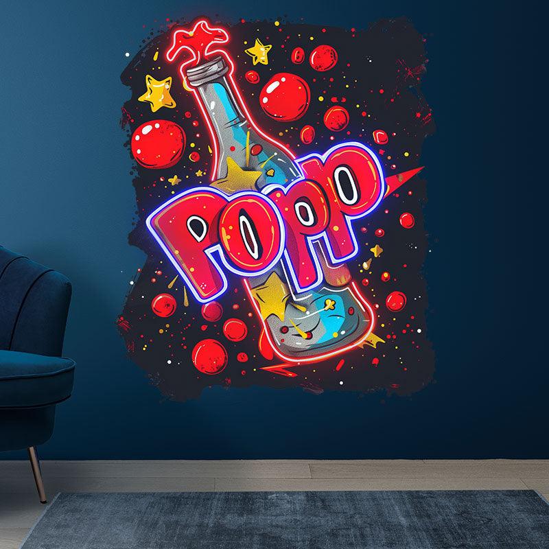 Festive atmosphere POP wine bottle LED neon neon signs  light - Red Bubble Decoration Light | Creative Home, Party, Celebration Gifts