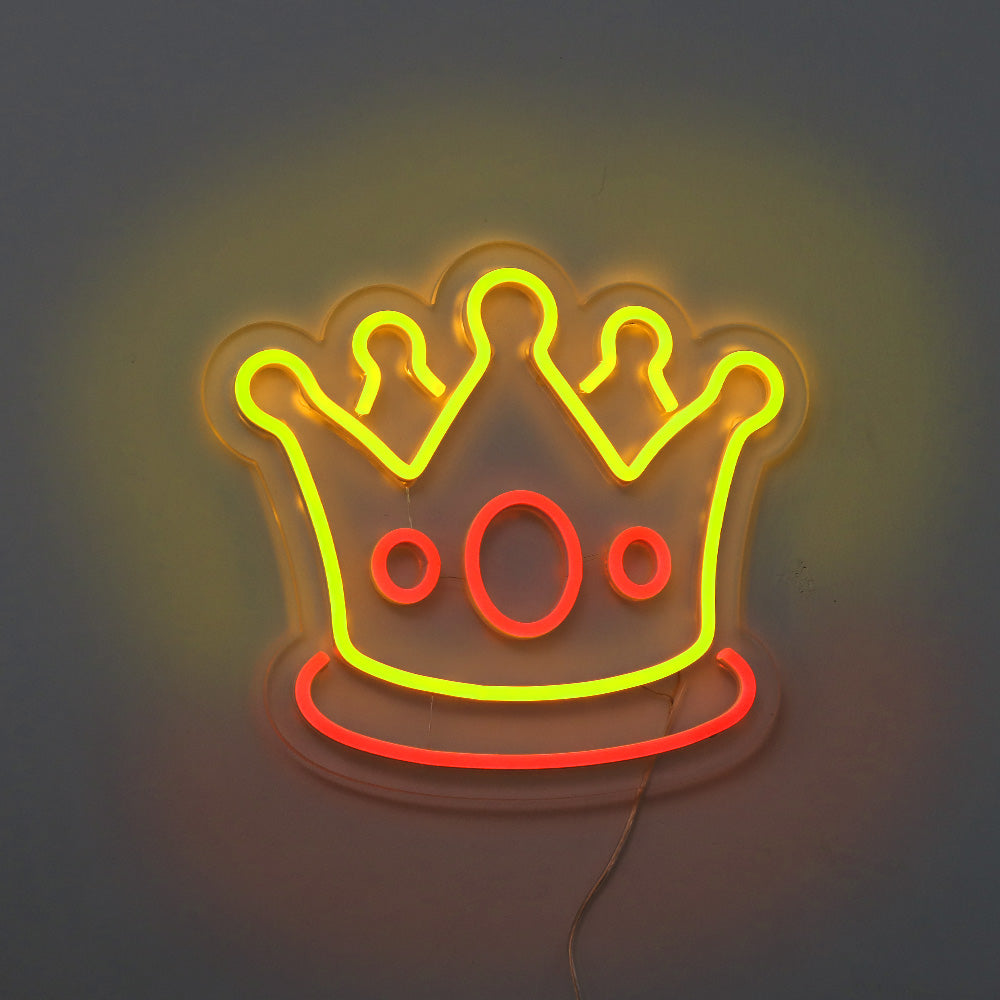 crown neon sign, led neon flex sign,faux signage