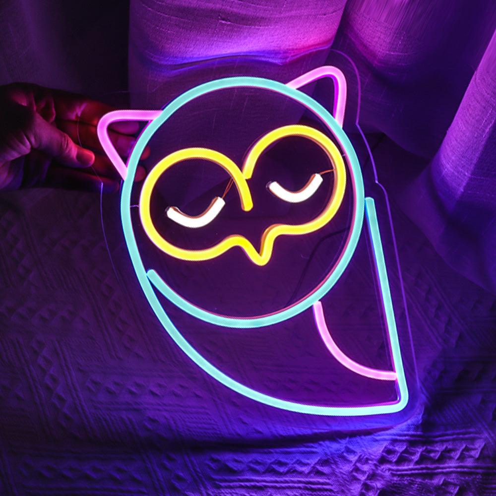 night owl neon sign, led neon flex sign,custom-made designs for neon signs