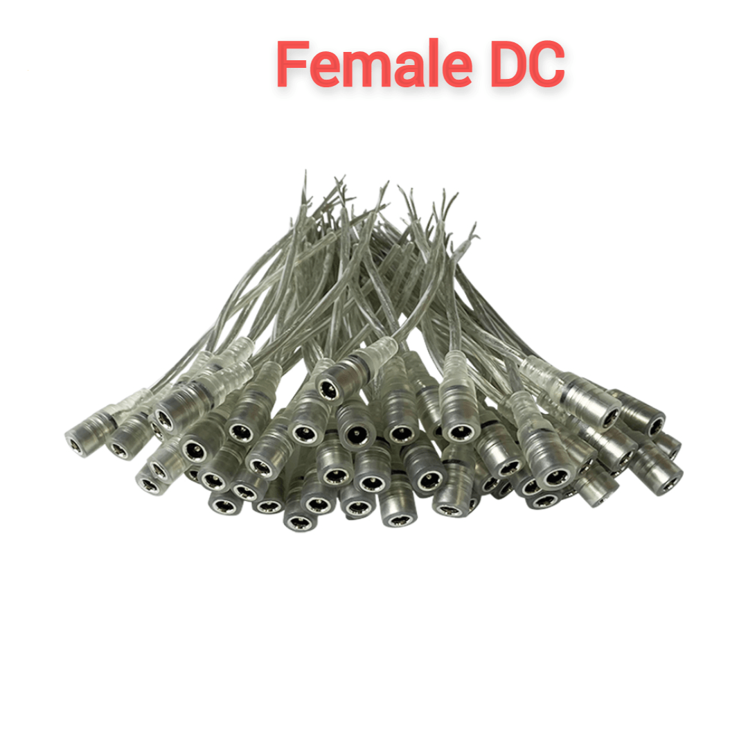 Male Female DC Connector 150mm Length 20AWG