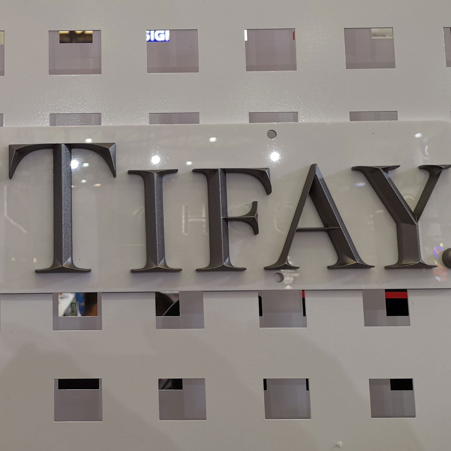 Indoor signs store 3D stainless steel letters bob illuminated letter signs beveled face finish