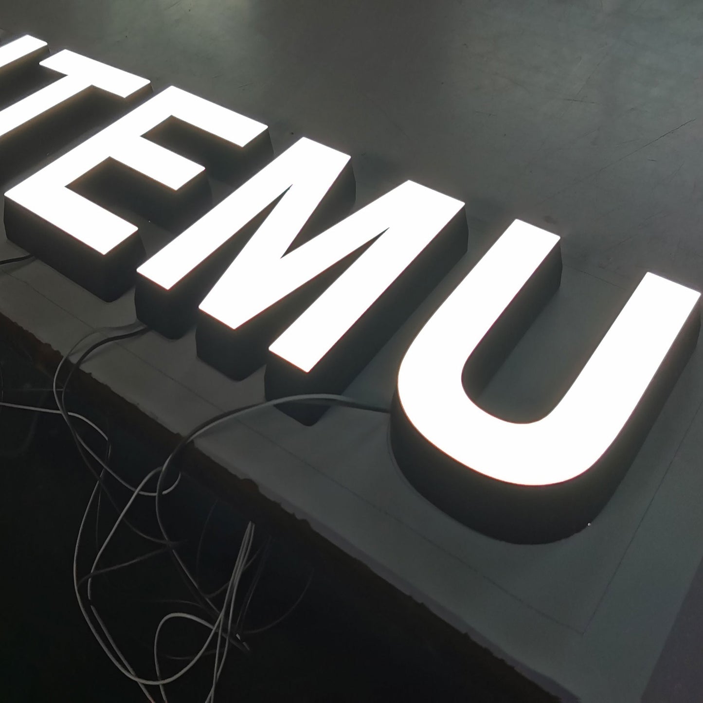 DIY Word Letter Signage 3d Led Lighted Door Sign Frontlit Letters 3D Lighting Acrylic Led Illuminate Signage