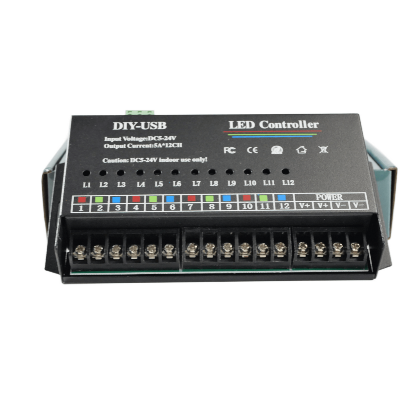 Flash Controller DC 5-24V Led 12 Channels Flashing Time Controllable