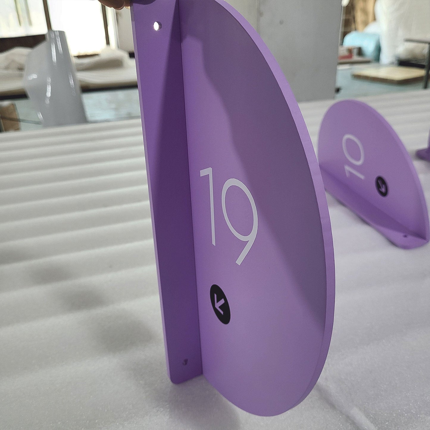 Interior Acrylic Room Number Sign Plastic Wall Plate Sign Apartment House Number Door Plate Sign Hotel Directional Signs