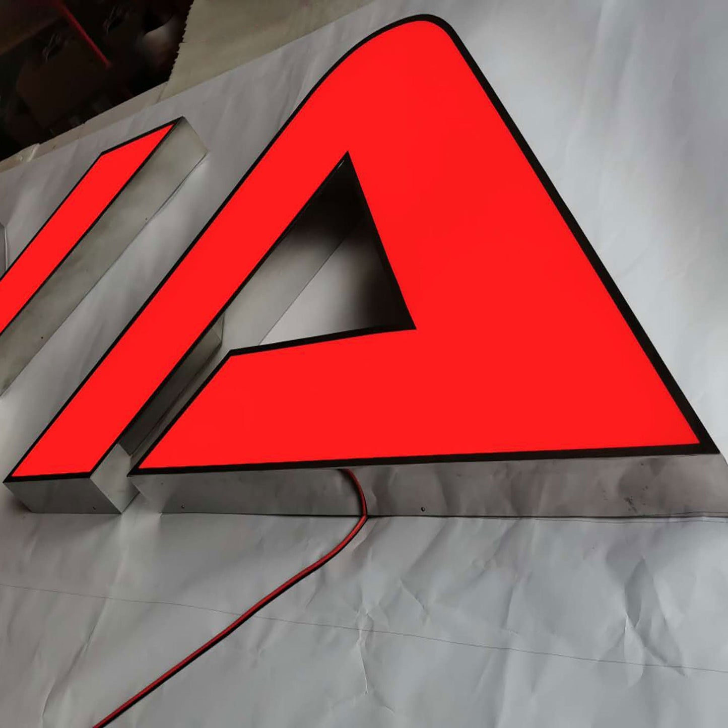 Custom building sign shop name signboard free design led channel letter frontlit letters store sign for business outdoor