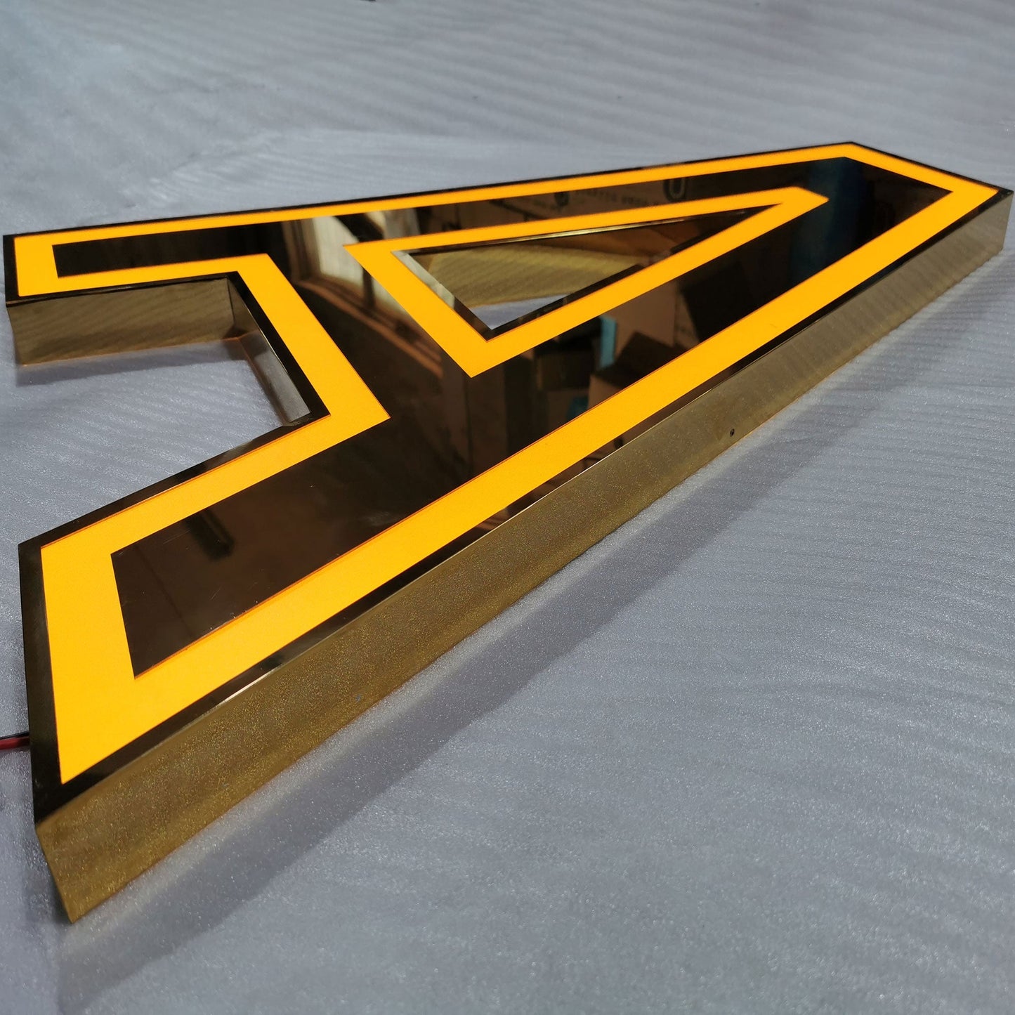 Custom Made Frontlit Led Channel Letter Sign Face Illuminated 3D Letter Company Name Logo