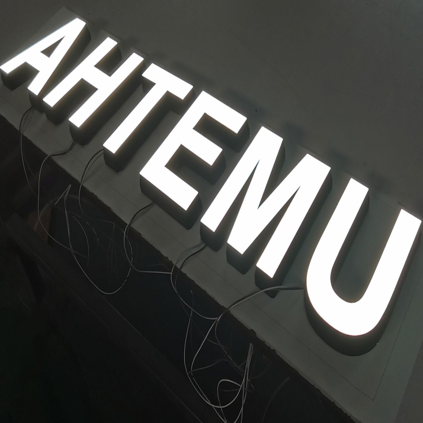 DIY Word Letter Signage 3d Led Lighted Door Sign Frontlit Letters 3D Lighting Acrylic Led Illuminate Signage