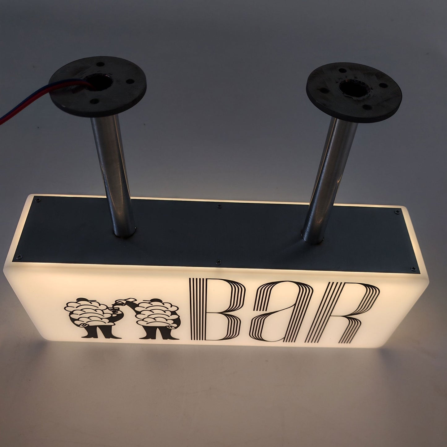 Led Light Box Signboard, Shop Front Signage, 3D Lighted Sign, Business Acrylic Light Box, Outdoor Wall Hanging Light Box