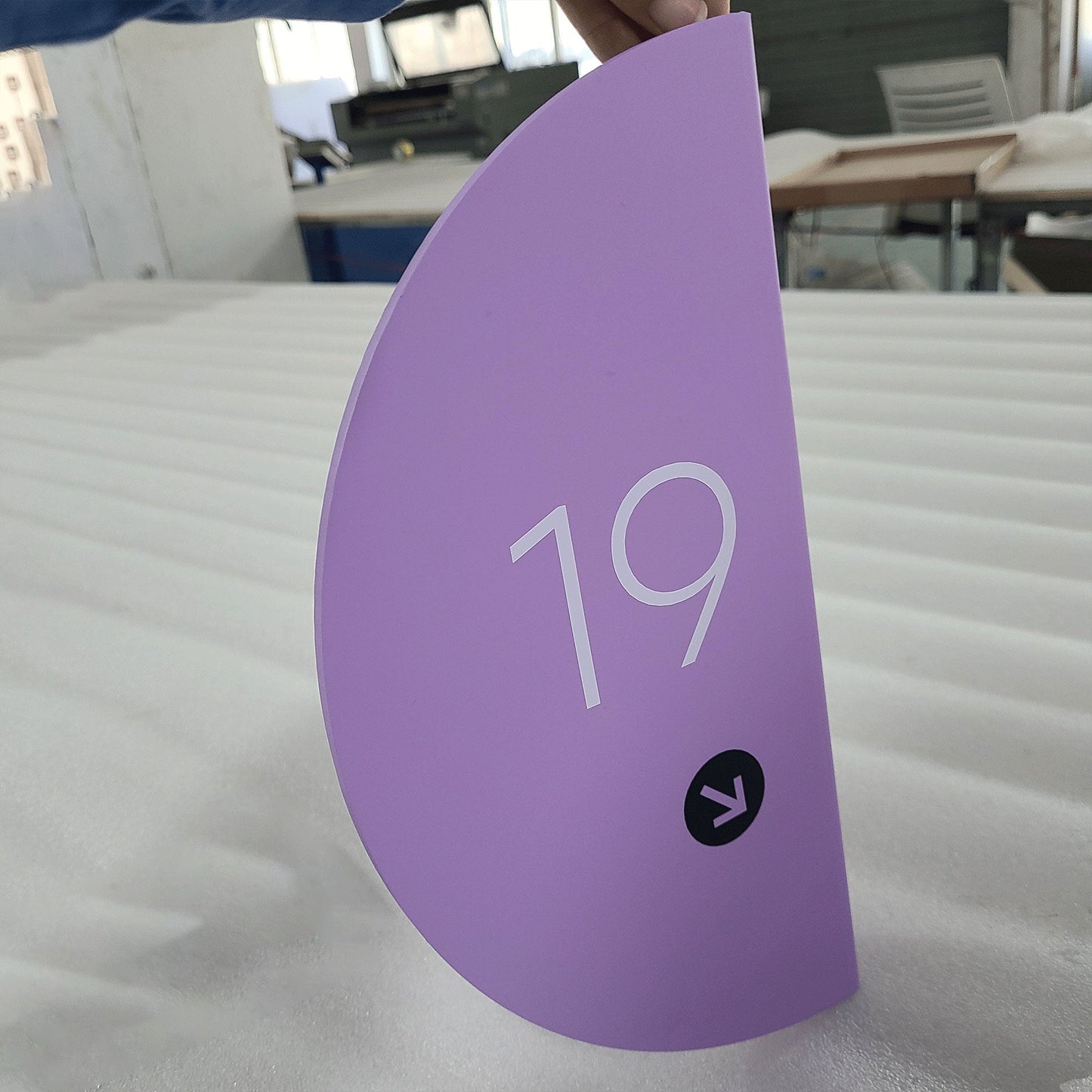 Interior Acrylic Room Number Sign Plastic Wall Plate Sign Apartment House Number Door Plate Sign Hotel Directional Signs