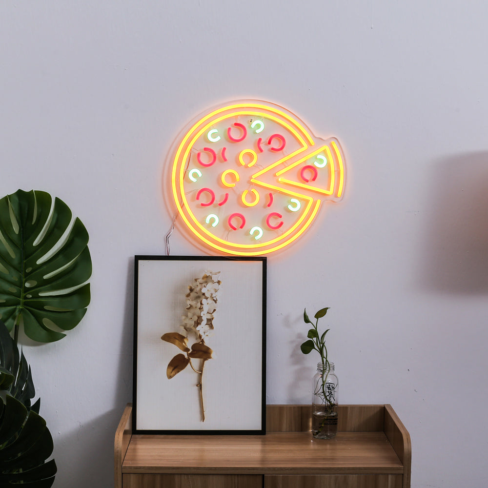 Pizza neon sign, led neon flexible sign board,energy-efficient neon sign