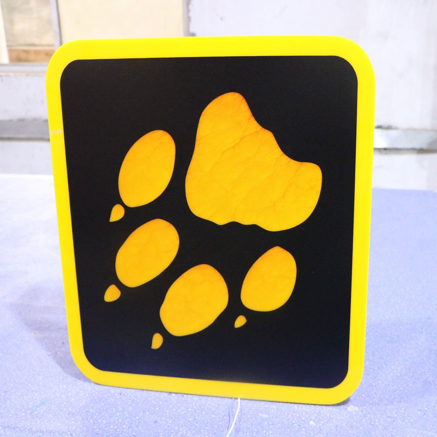 Wall Mounted Light Box Square Led Full Illuminated Acrylic Waterproof Lightbox with Painting