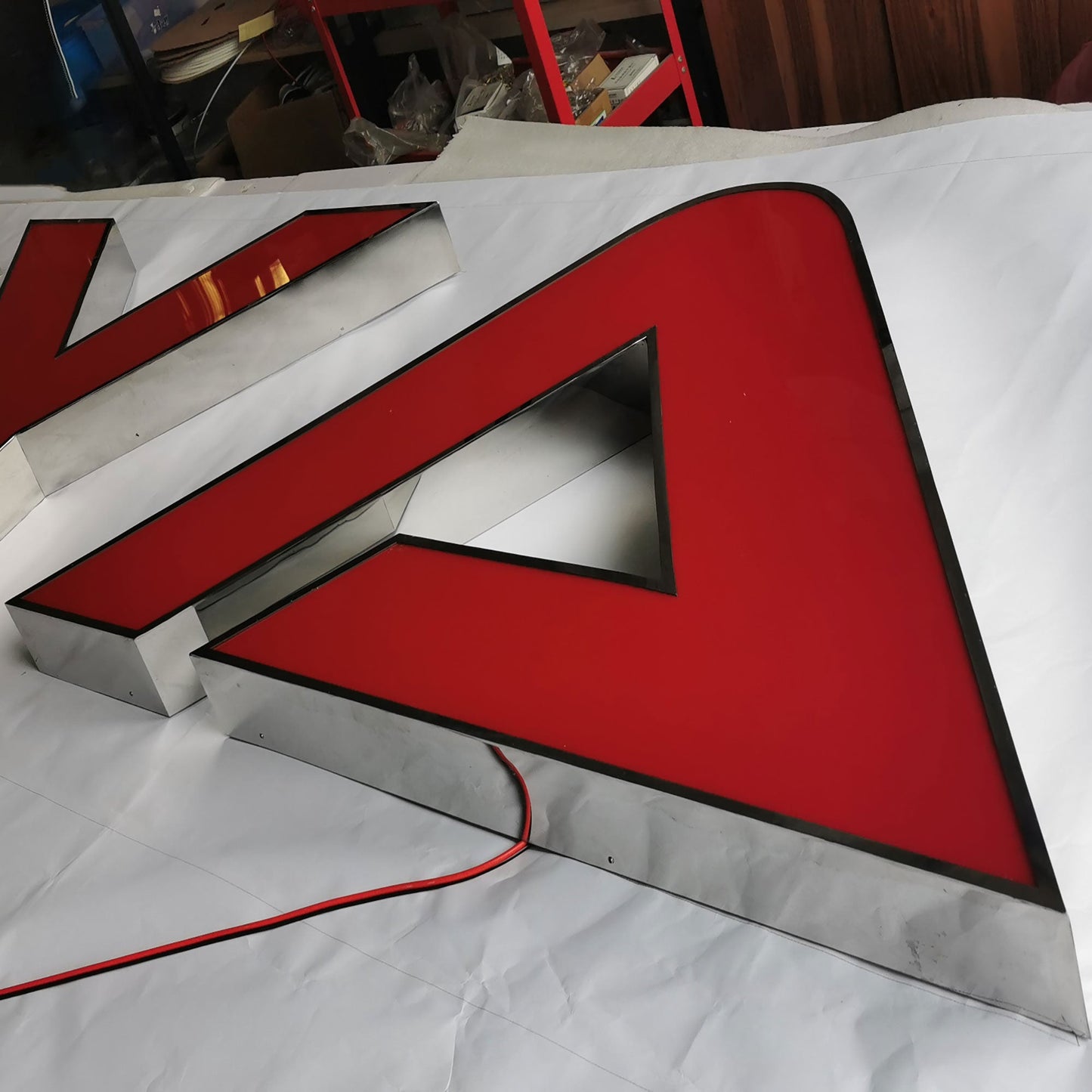 Custom building sign shop name signboard free design led channel letter frontlit letters store sign for business outdoor