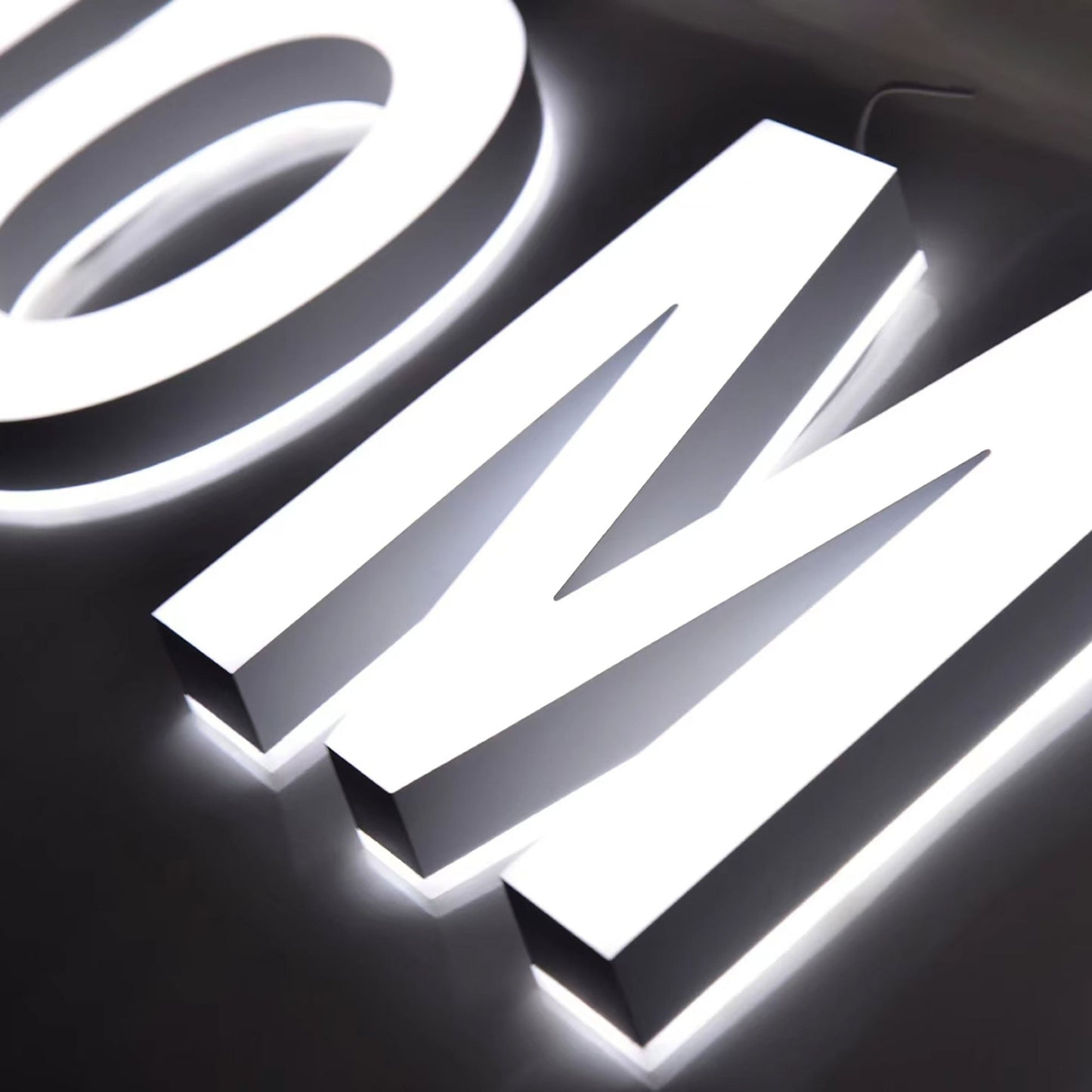 DIY Word Letter Signage 3d Led Lighted Door Sign Frontlit Letters 3D Lighting Acrylic Led Illuminate Signage