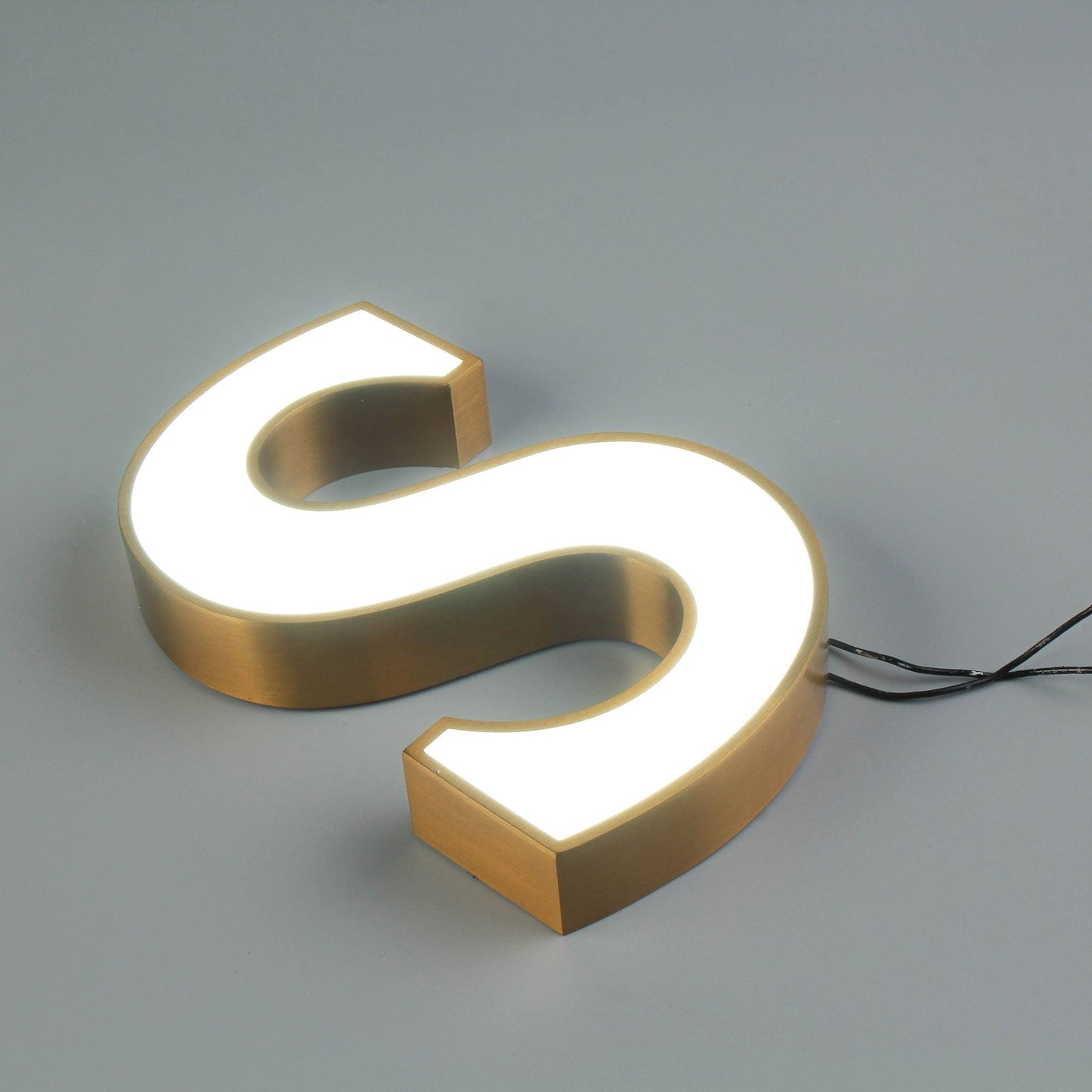 Exterior 3D Channel Letter Sign Laser Cut Letter Signages Frontlit Trimcap Led Logo Letters