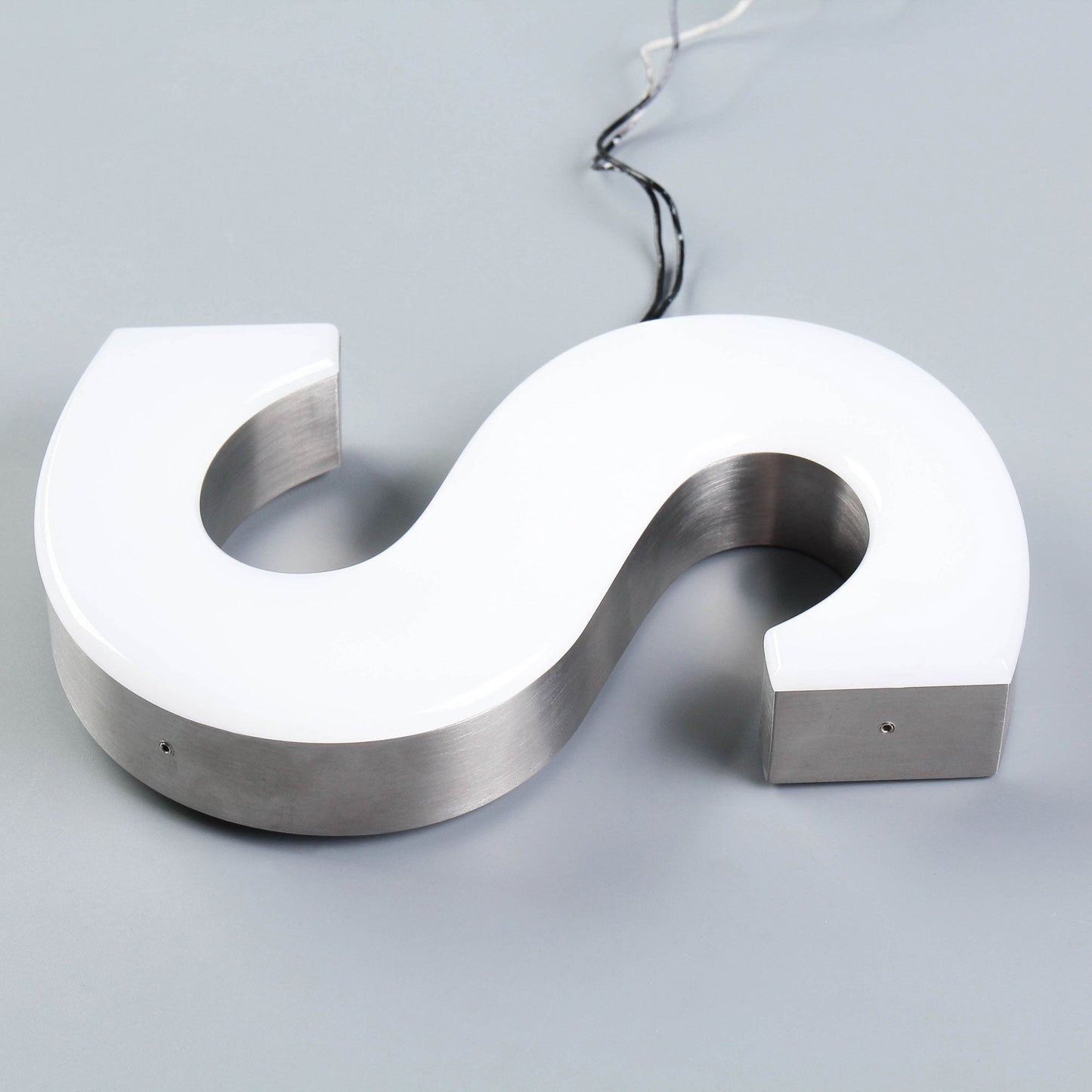 3D Frontlit LED Stainless Steel Channel Letters Sign Trimless Illuminated Letters for Storefront