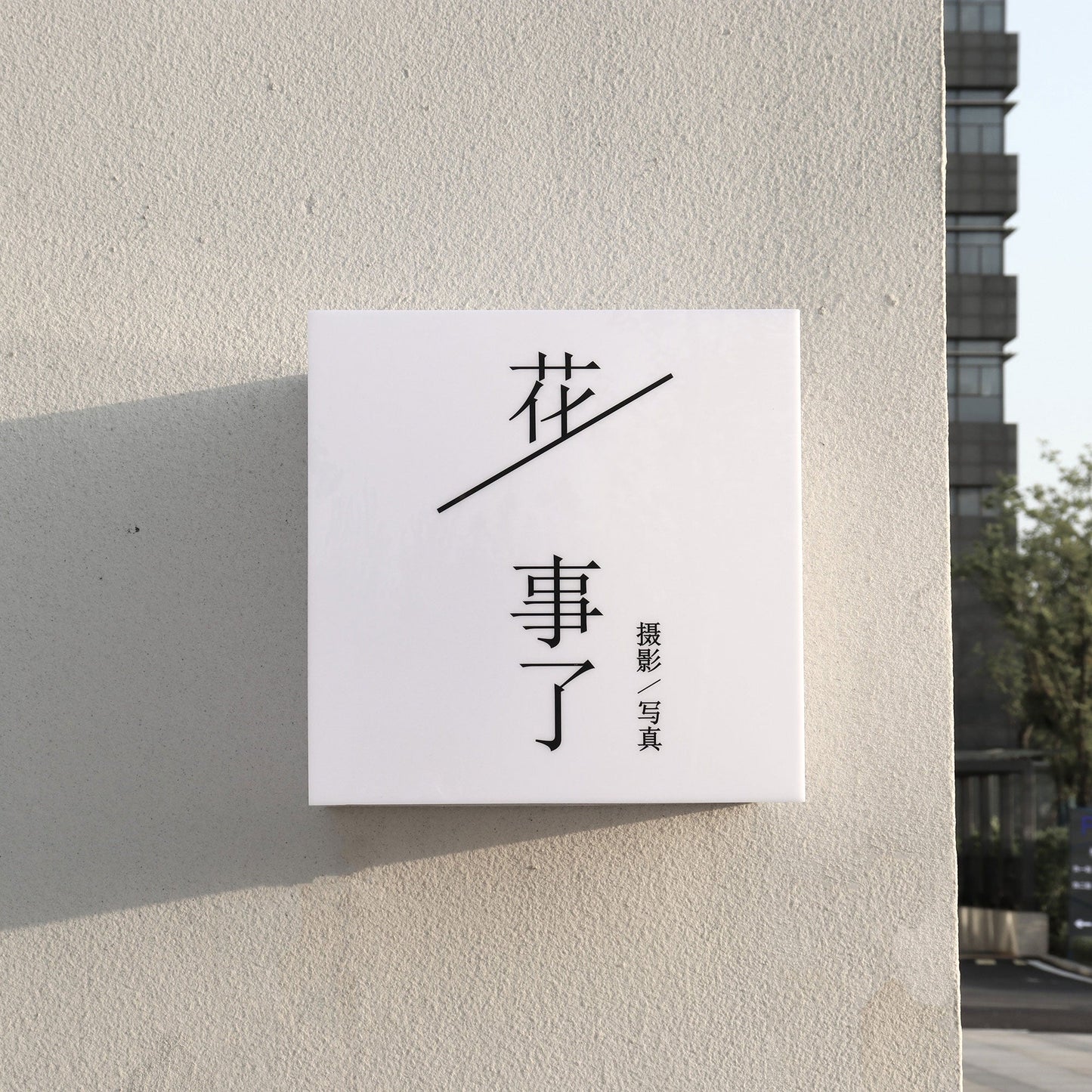 Custom Shop Signboard Acrylic Light Box Whole Illuminated Durable Wall Mounted Lightbox Sign