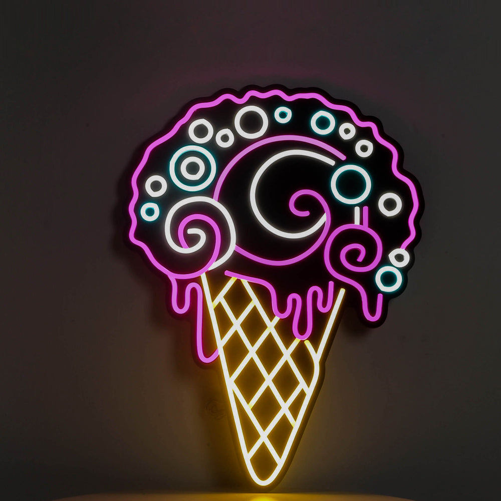 Ice cream neon sign, led neon flex sign,custom neon sign