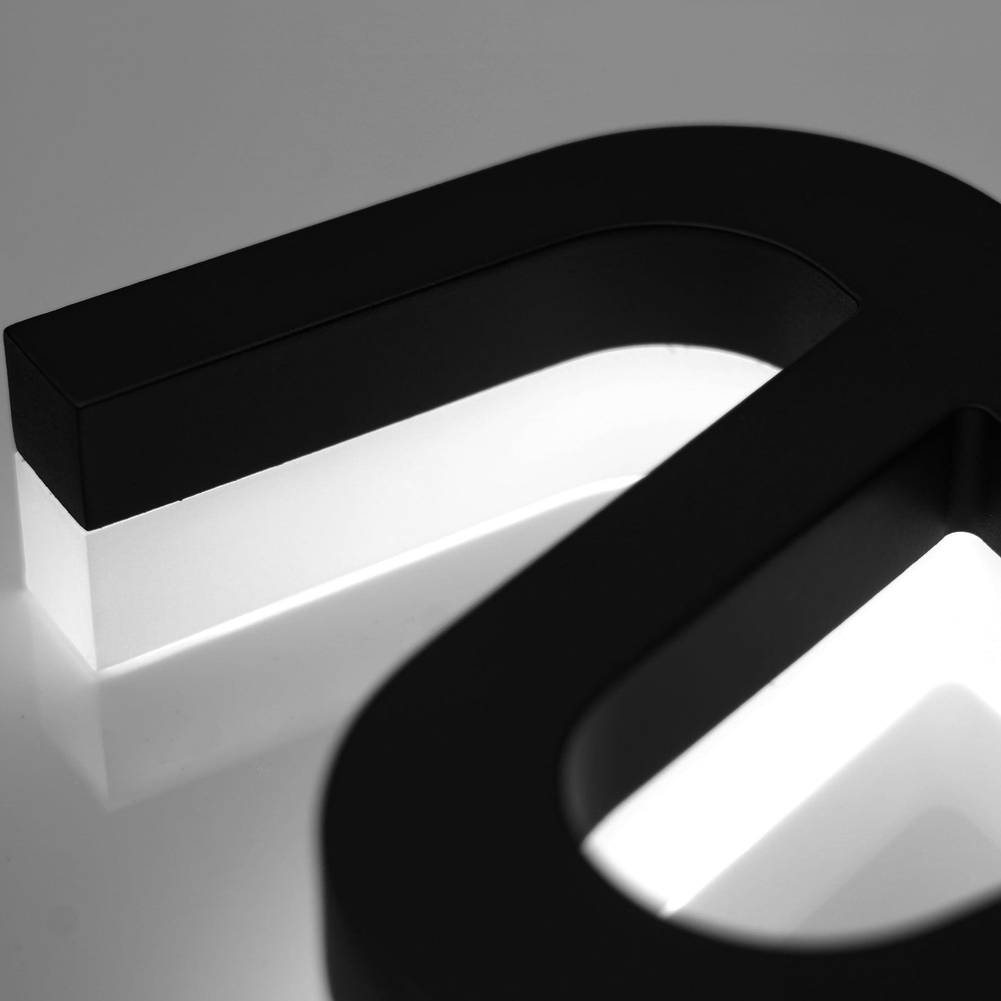 3D indoor acrylic backlit sign business logo LED back light letters shop company signage