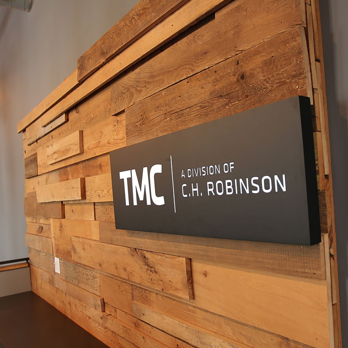 Illuminated Business Signs 3d Acrylic Led Frontlit Lightbox Reception Indoor Wall Mounted Company Logo Signboard