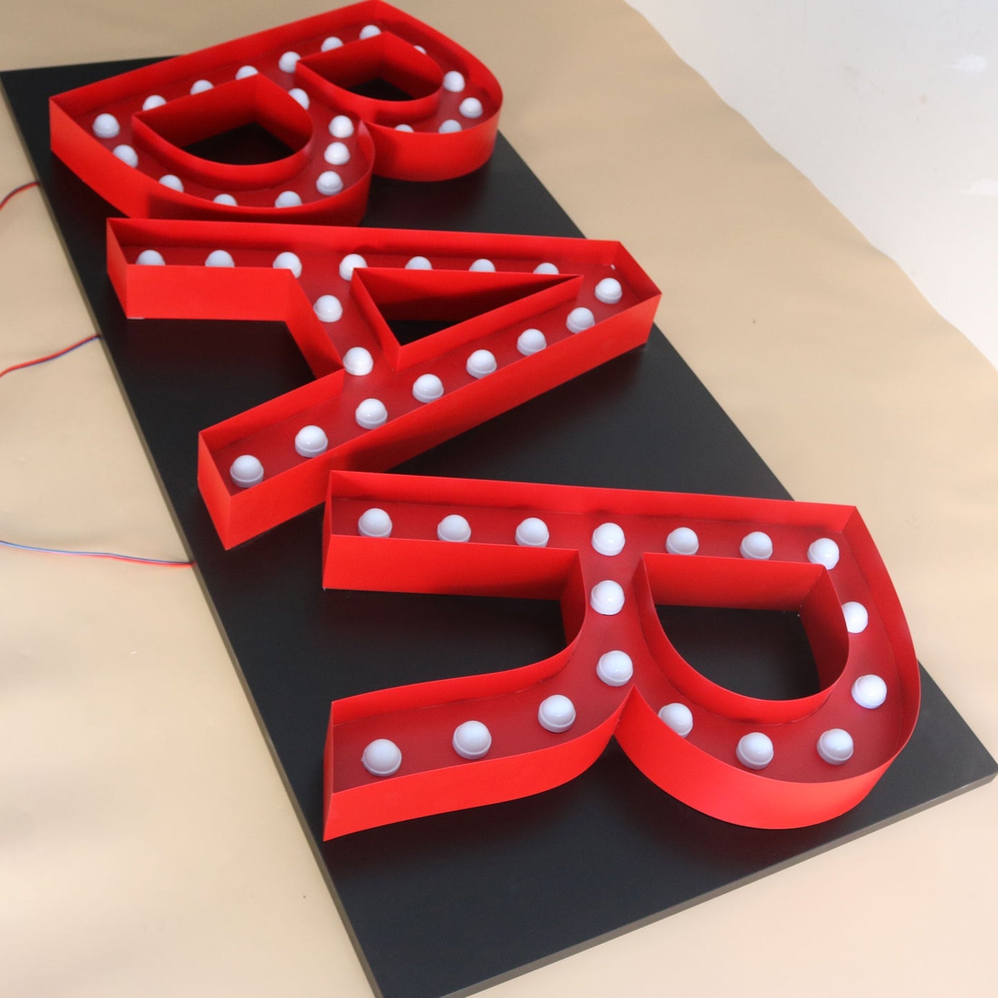 Event exterior led bulbs marquee letters outdoor waterproof 4ft 5ft business marquee letter signs