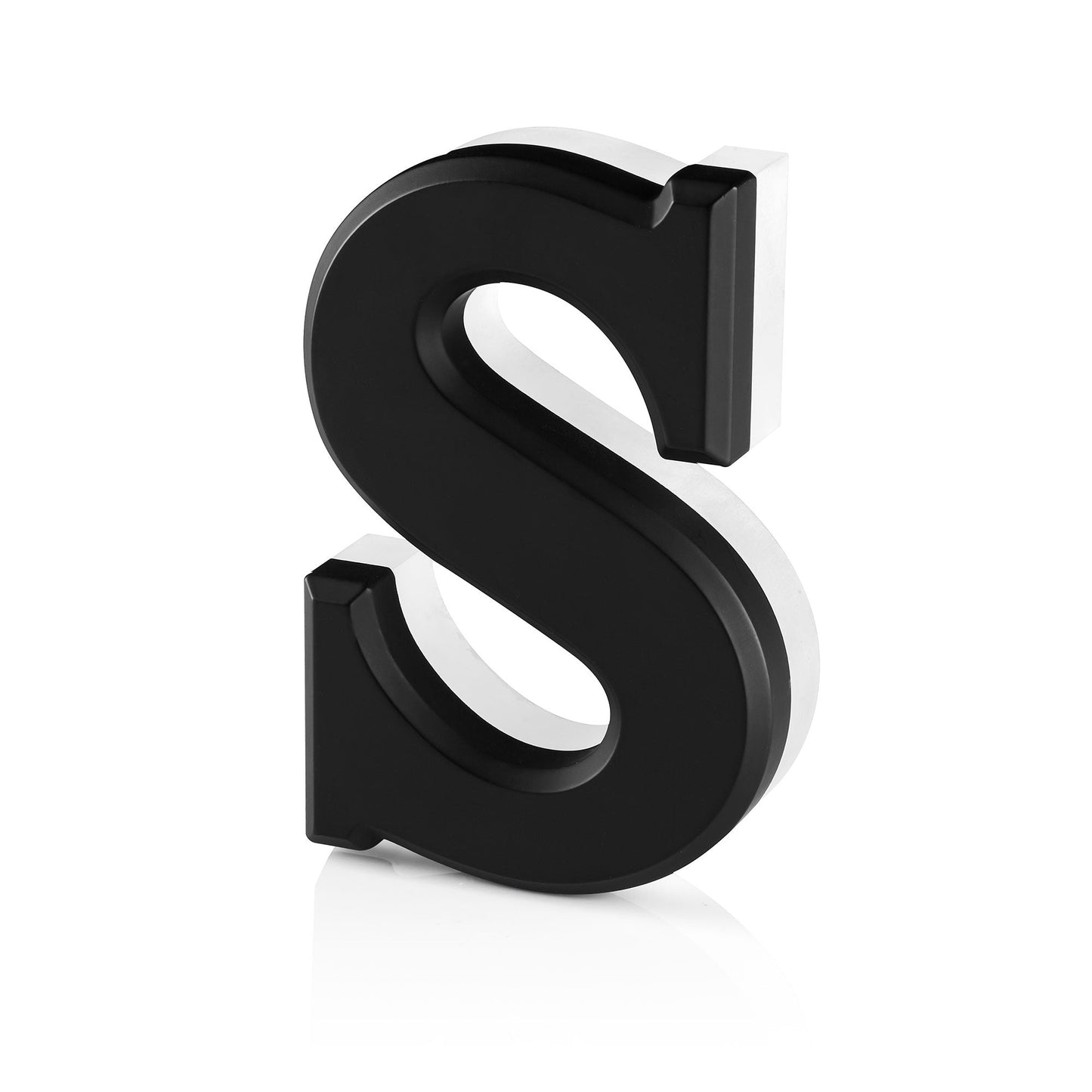 Lighted Stainless Steel Fabricated Channel Letter Back Illuminated 3d Business Store Led Signs