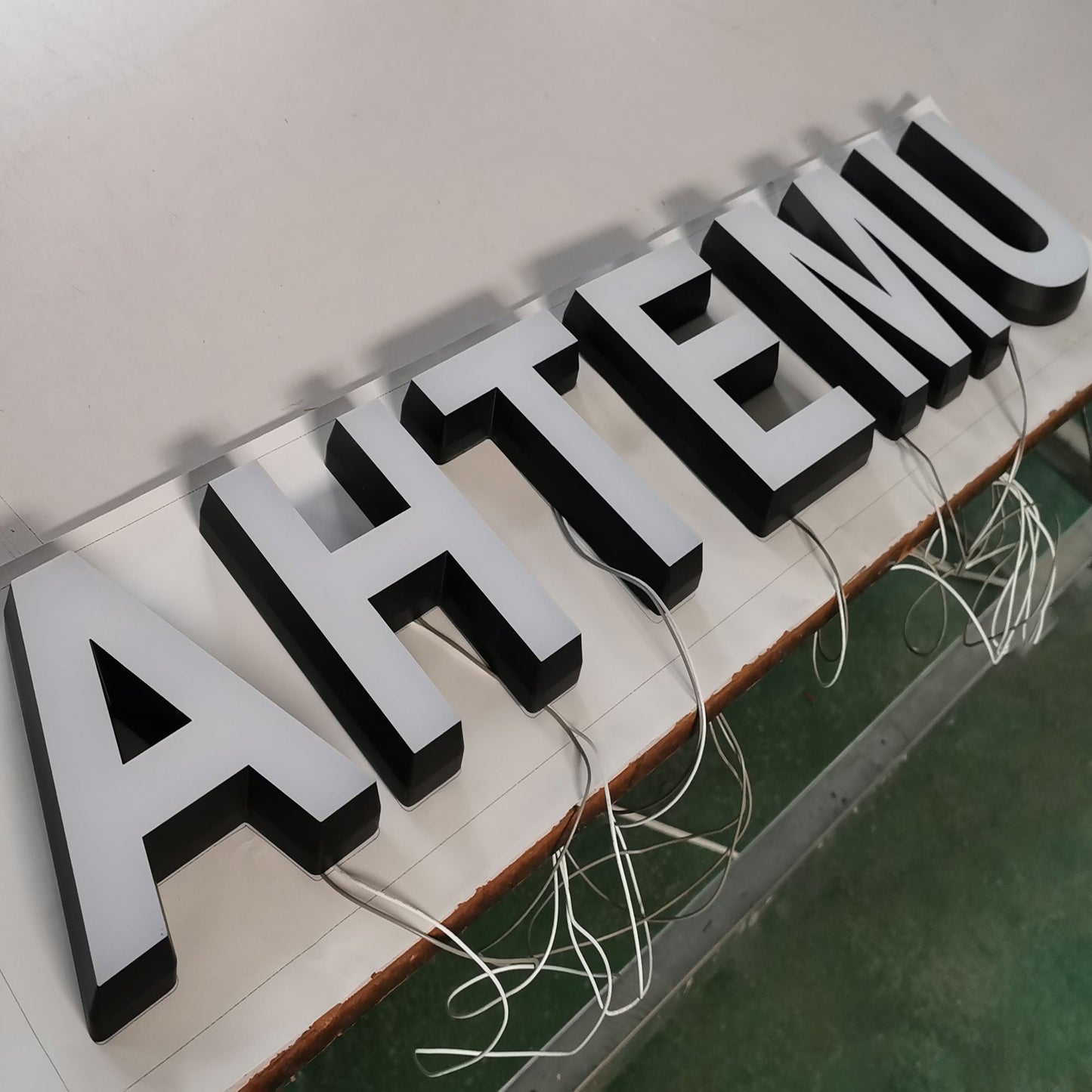 DIY Word Letter Signage 3d Led Lighted Door Sign Frontlit Letters 3D Lighting Acrylic Led Illuminate Signage