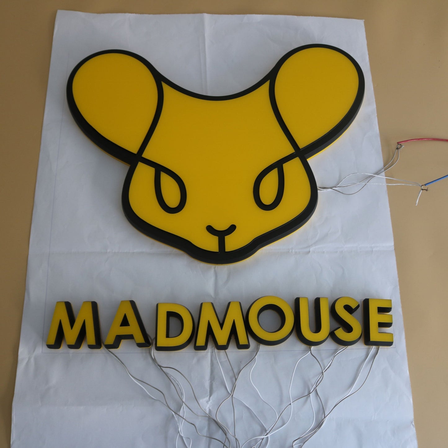 Waterproof led acrylic letters plastic frontlit business signs backlit commercial letters signage