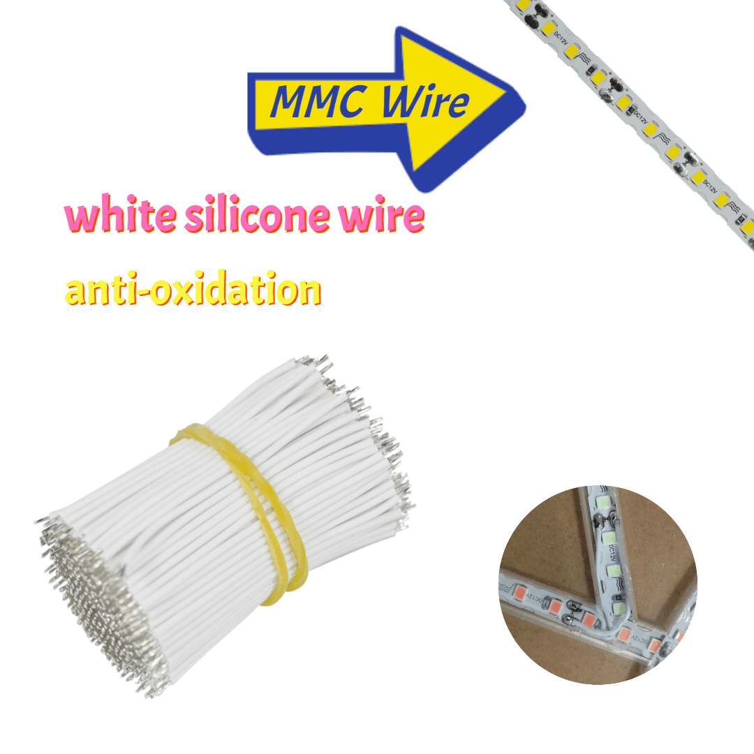 MMC wire 40mm length White