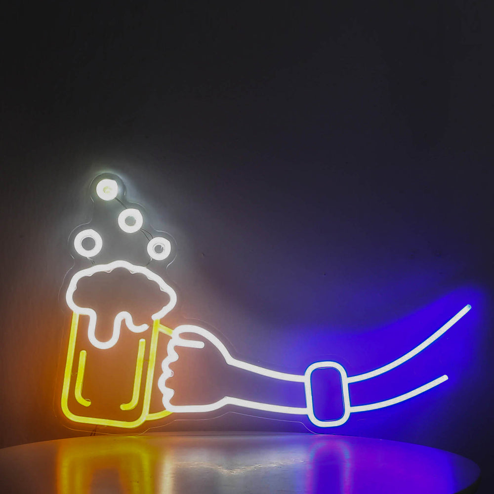 "Cheers" neon sign, led flexible neon sign, wall mounted neon sign for pary
