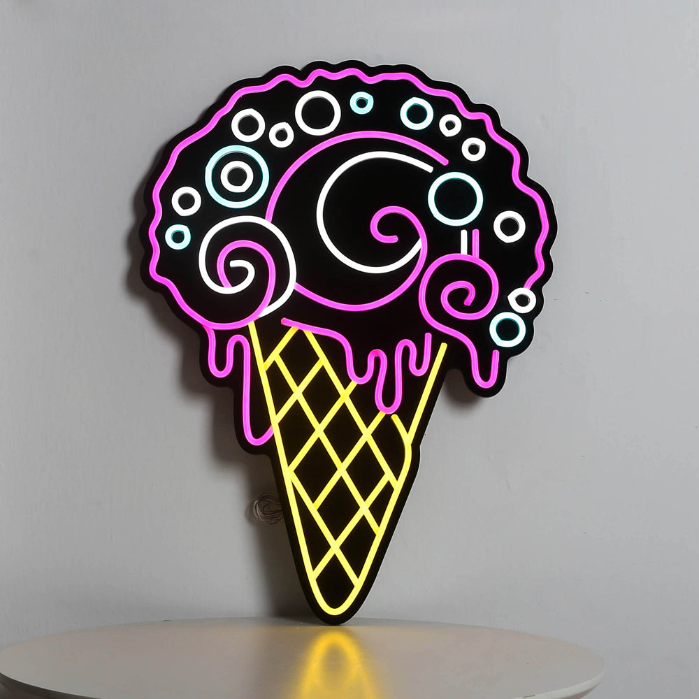 Ice cream neon sign, led neon flex sign,custom neon sign