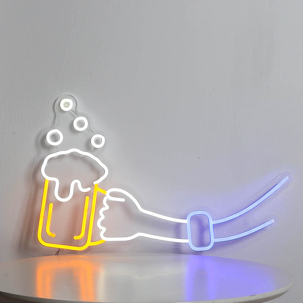 "Cheers" neon sign, led flexible neon sign, wall mounted neon sign for pary