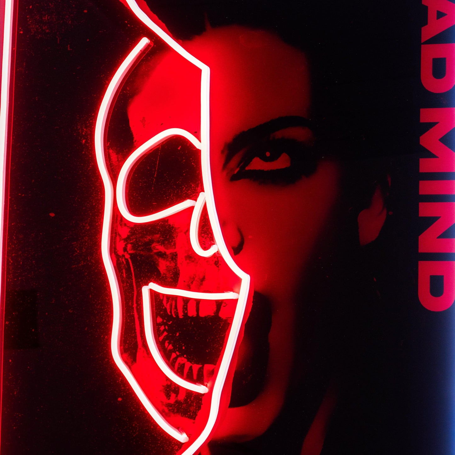 Hidden Mad Mind Collapse Art LED Neon Sign Light Pop Art