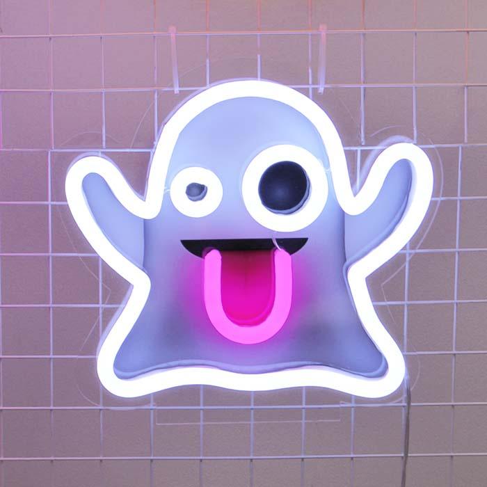 Halloween Emojis neon signs