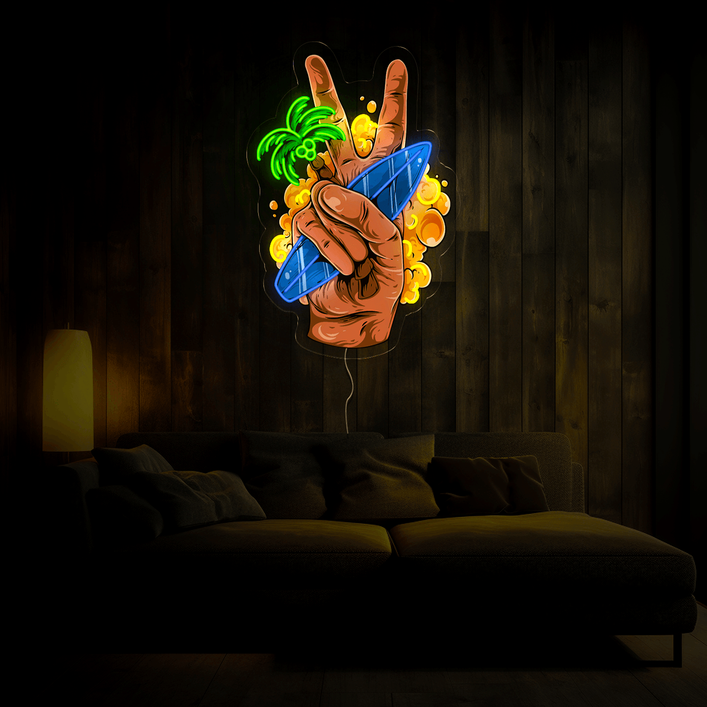 Hello Summer Artwork Neon Sign