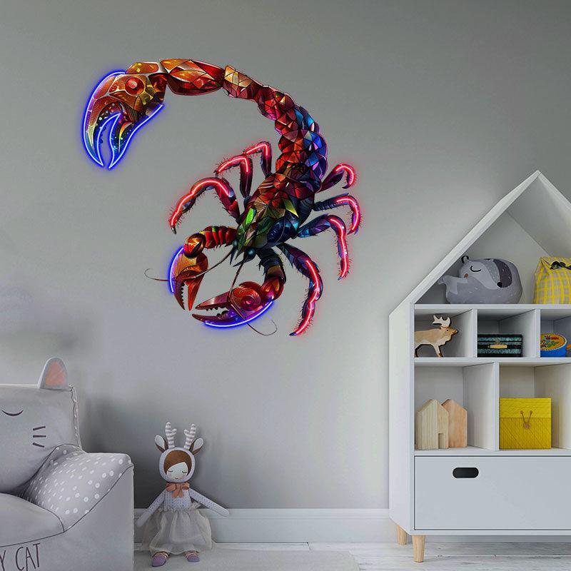 Scorpio Neon signs Light - Mysterious LED Zodiac Sign Decor for Home, Perfect Gift for Scorpio Enthusiasts, Intense and Passionate Wall Art