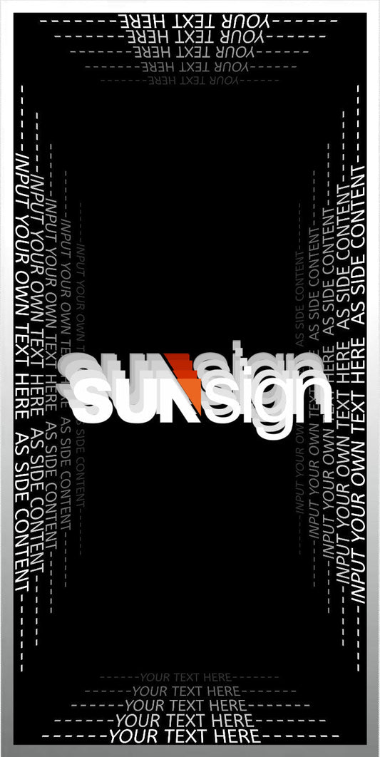Custom Infinity Mirror Lightbox-rectangle/oval-Vertical